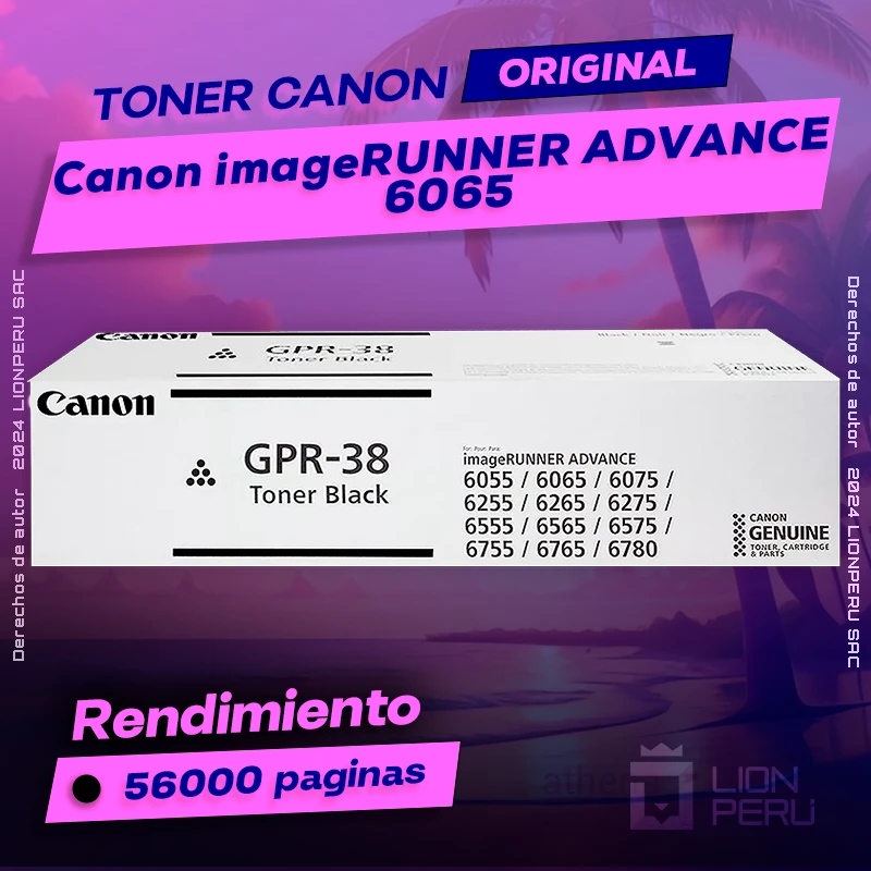 Toner Canon 6065 imageRUNNER ADVANCE Cartucho Original