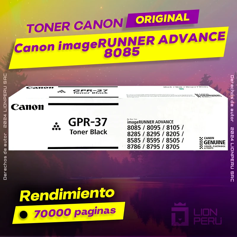 Toner Canon 8085 imageRUNNER ADVANCE Cartucho Original