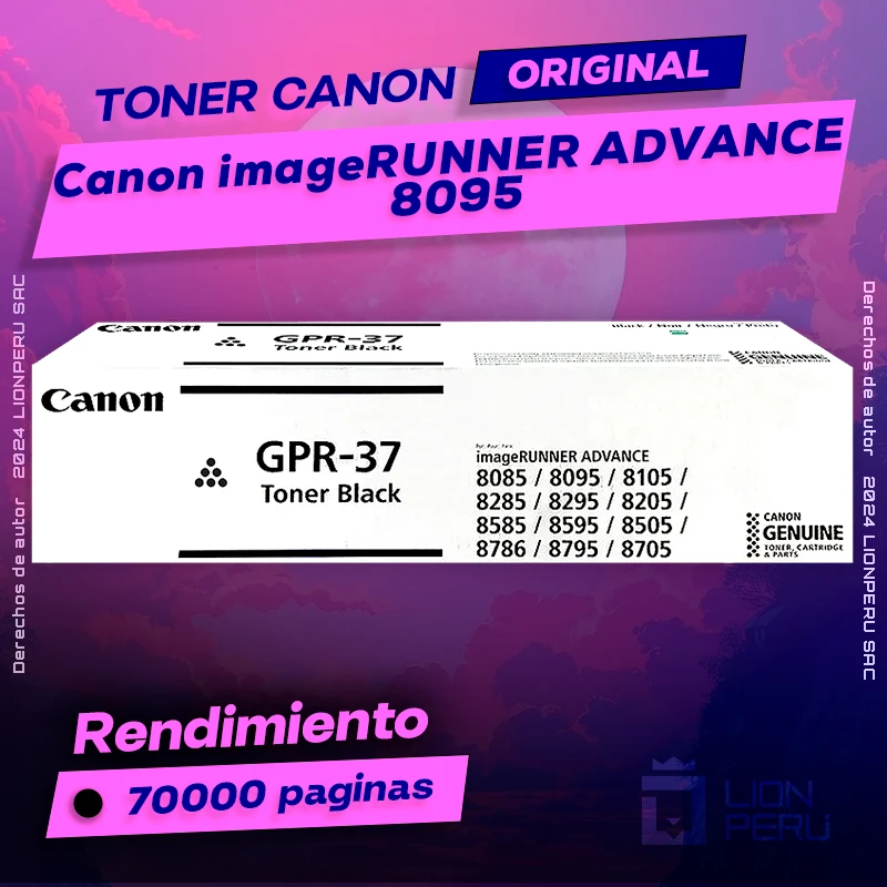 Toner Canon 8095 imageRUNNER ADVANCE Cartucho Original