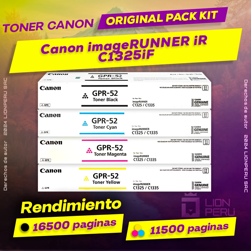 Toner Canon C1325iF imageRUNNER iR Cartucho Original