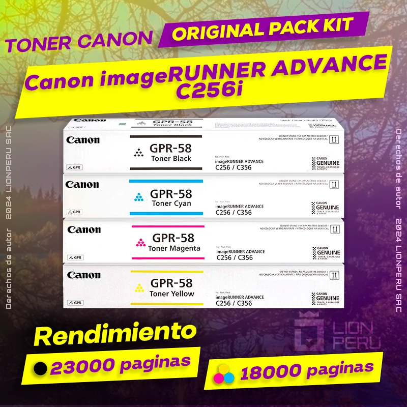 Toner Canon C256i imageRUNNER ADVANCE Cartucho Original