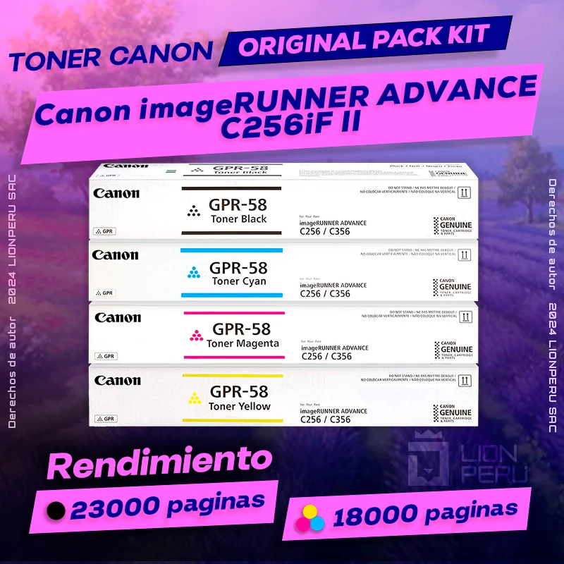 Toner Canon C256iF II imageRUNNER ADVANCE Cartucho Original