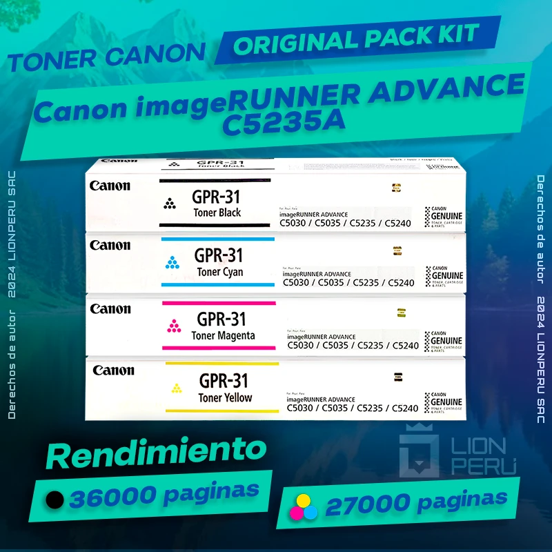 Toner Canon C5235A imageRUNNER ADVANCE Cartucho Original