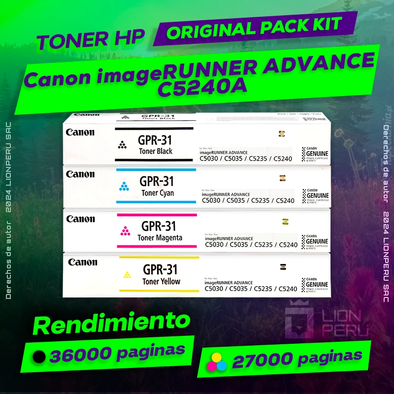 Toner Canon C5240A imageRUNNER ADVANCE Cartucho Original