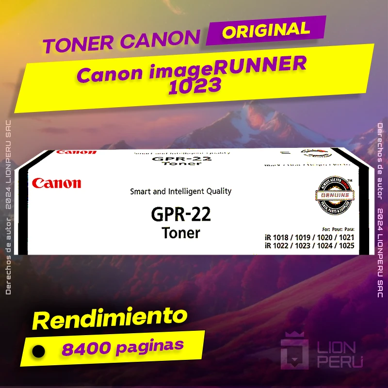 Toner Canon 1023 imageRUNNER Cartucho Original