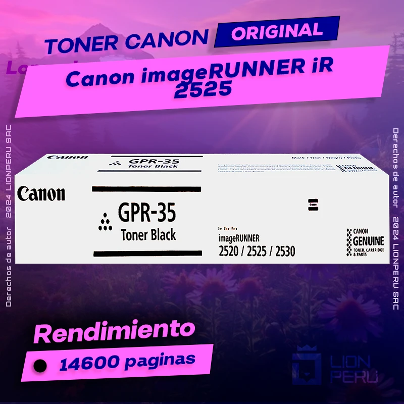 Toner Canon 2525 IR imageRUNNER Cartucho Original