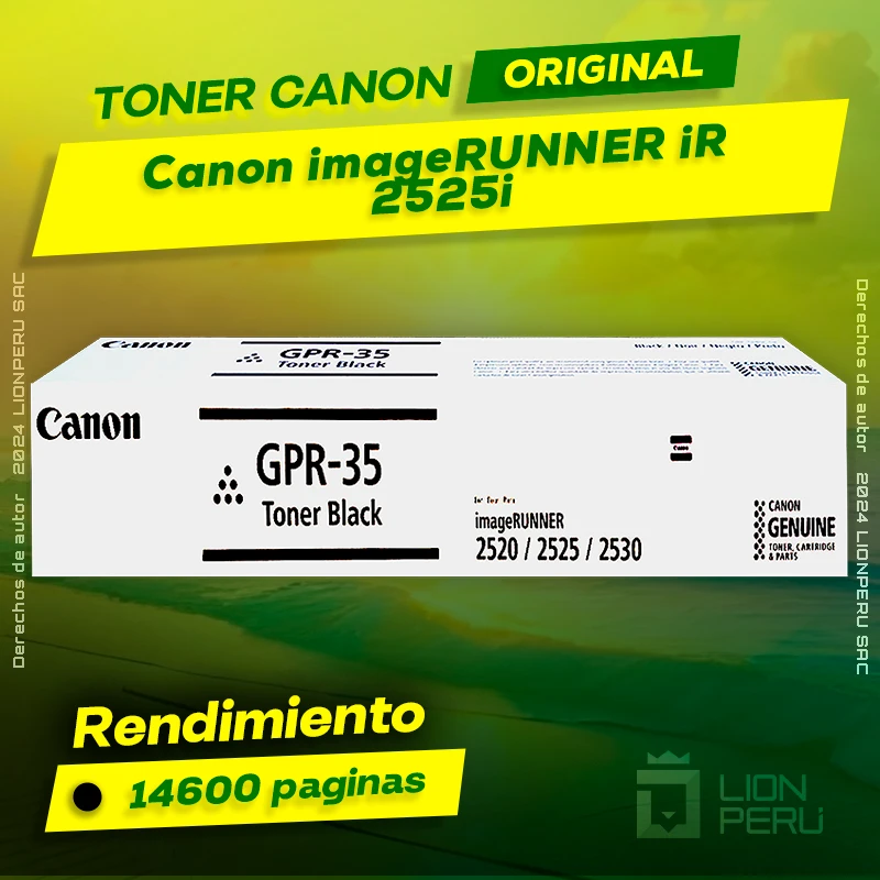 Toner Canon 2525i IR imageRUNNER Cartucho Original