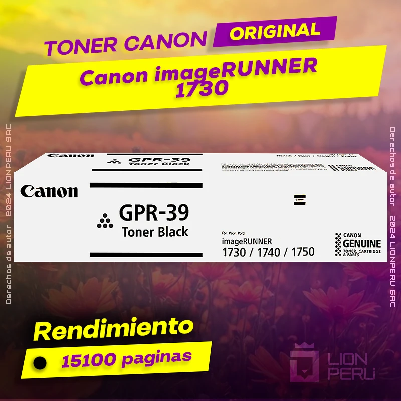 Toner Canon 1730 imageRUNNER Cartucho Original