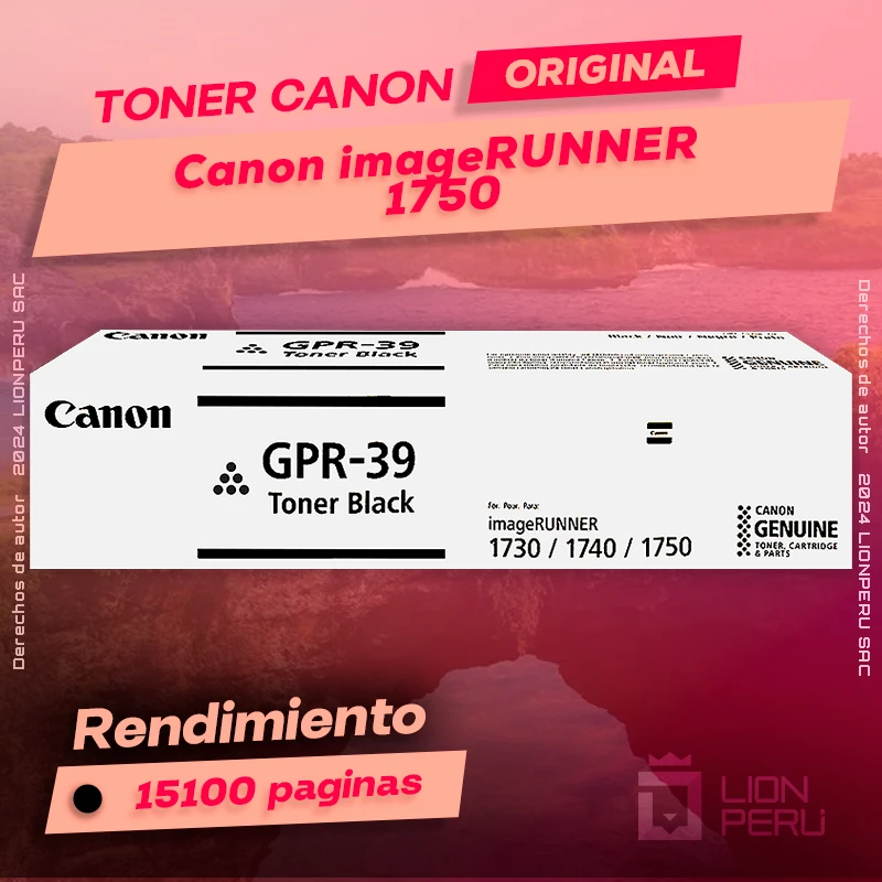 Toner Canon 1750 imageRUNNER Cartucho Original