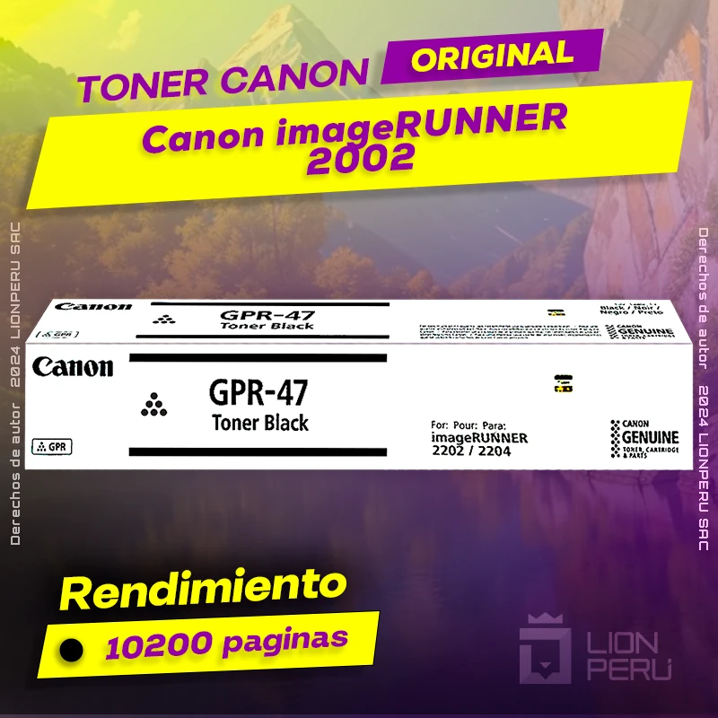 Toner Canon 2002 imageRUNNER Cartucho Original
