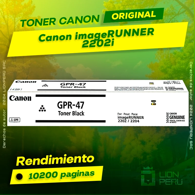 Toner Canon 2202i imageRUNNER Cartucho Original