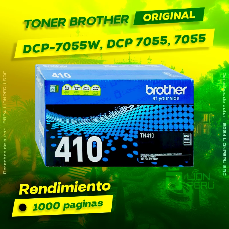 Toner DCP-7055W, DCP 7055, 7055 Cartridge Original negro, ofrece un rendimiento de Calidad a un super Precio, ingresa y consigue el tuyo… ¡¡YA!!