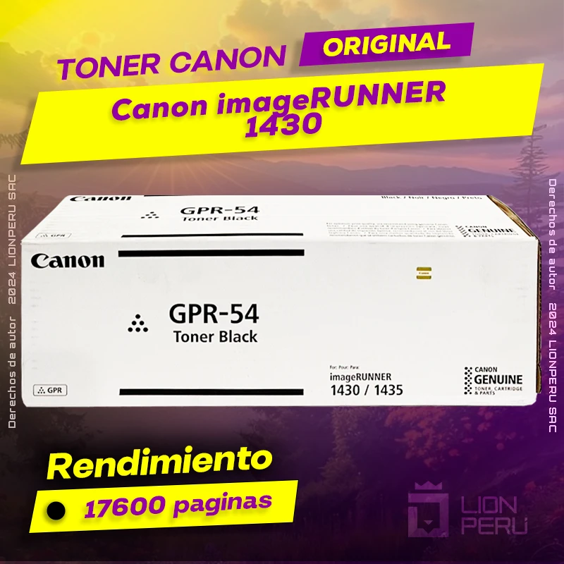 Toner Canon 1430J imageRUNNER Cartucho Original