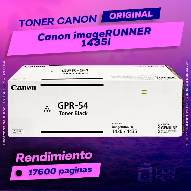 Toner Canon 1435i imageRUNNER Cartucho Original