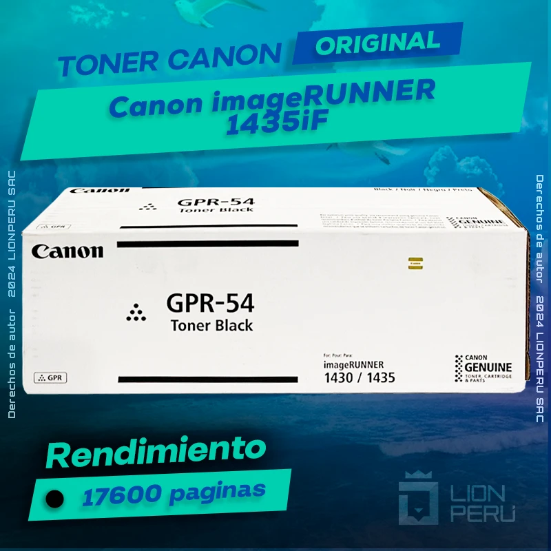 Toner Canon 1435iF imageRUNNER Cartucho Original