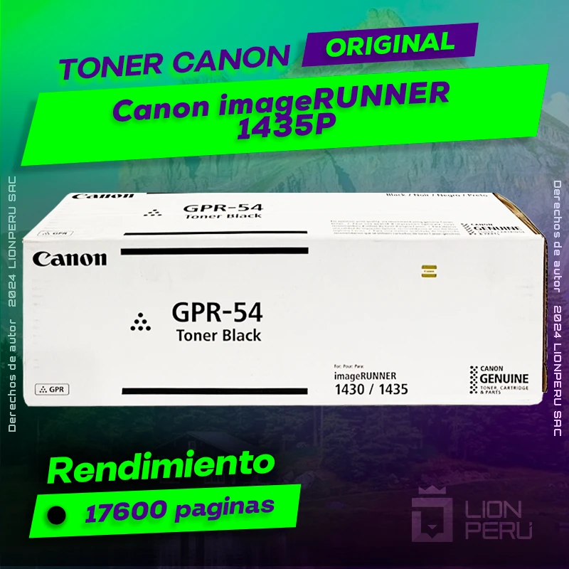 Toner Canon 1435P imageRUNNER Cartucho Original