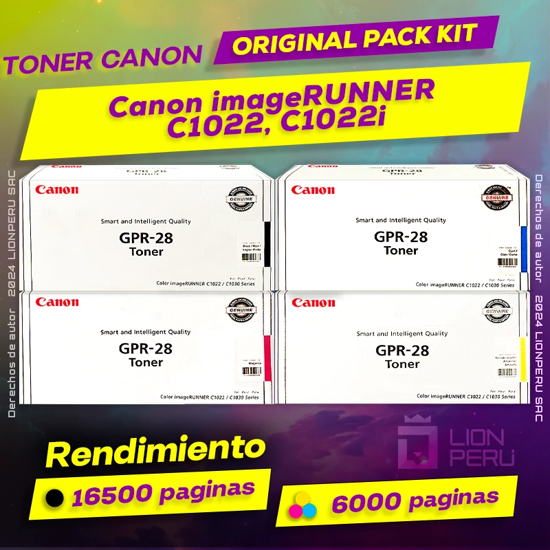 Toner Canon C1022, C1022i imageRUNNER Cartucho Original