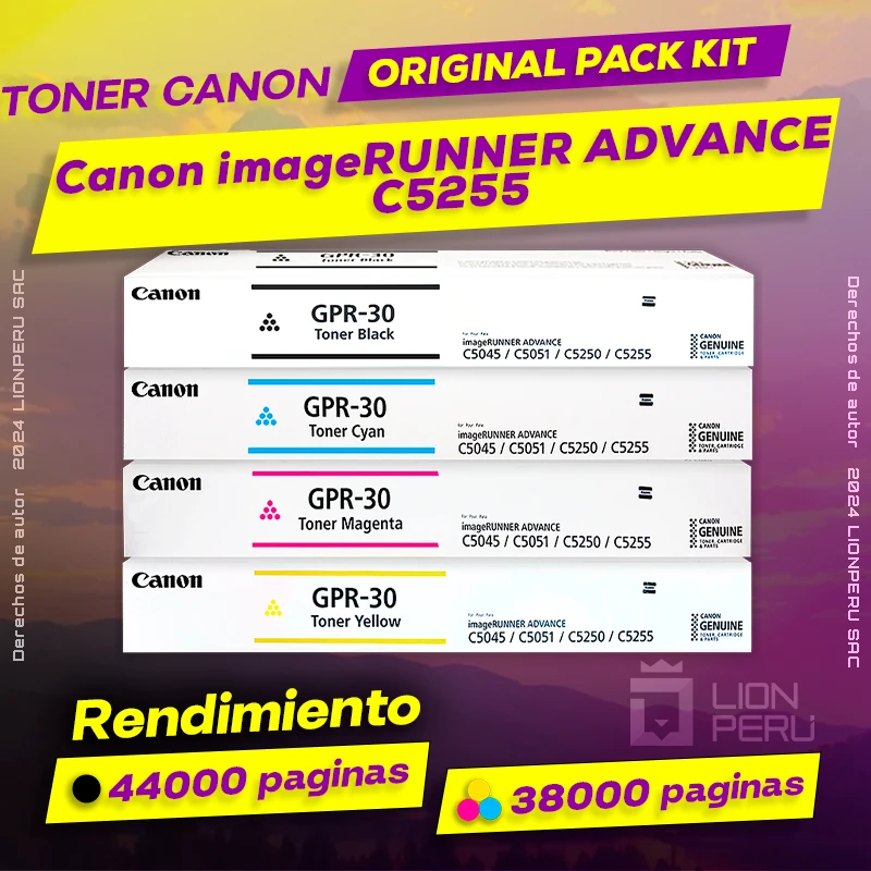 Toner Canon C5255 imageRUNNER ADVANCE Cartucho Original