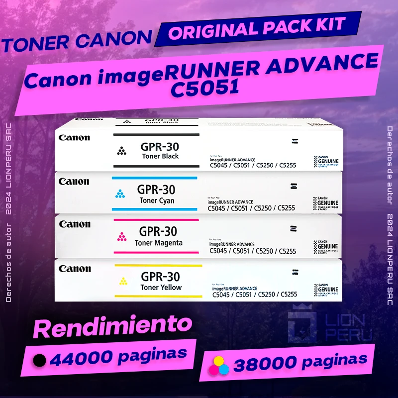 Toner Canon C5051 imageRUNNER ADVANCE Cartucho Original