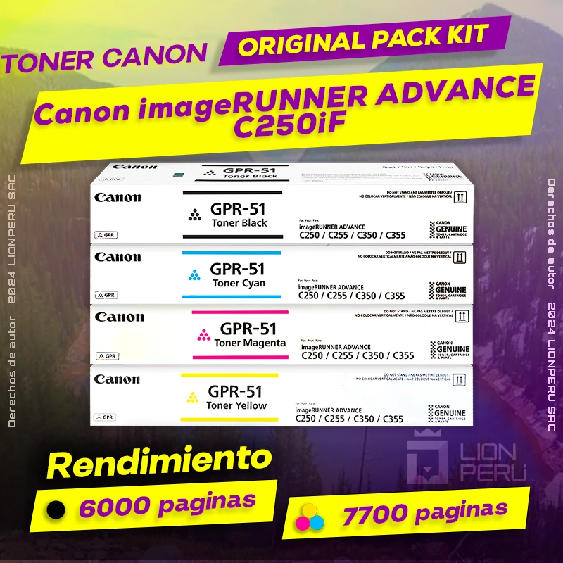 Toner Canon C250iF imageRUNNER ADVANCE Cartucho Original