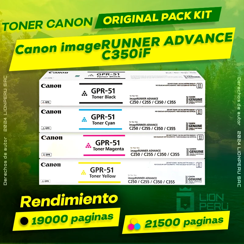 Toner Canon C350iF imageRUNNER ADVANCE Cartucho Original
