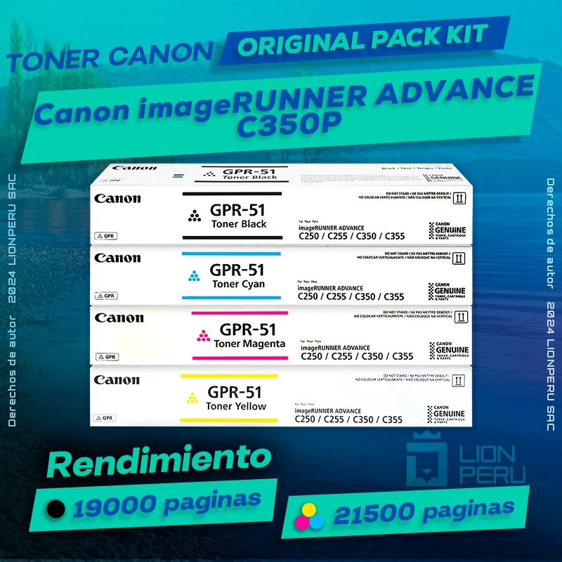 Toner Canon C350P imageRUNNER ADVANCE Cartucho Original