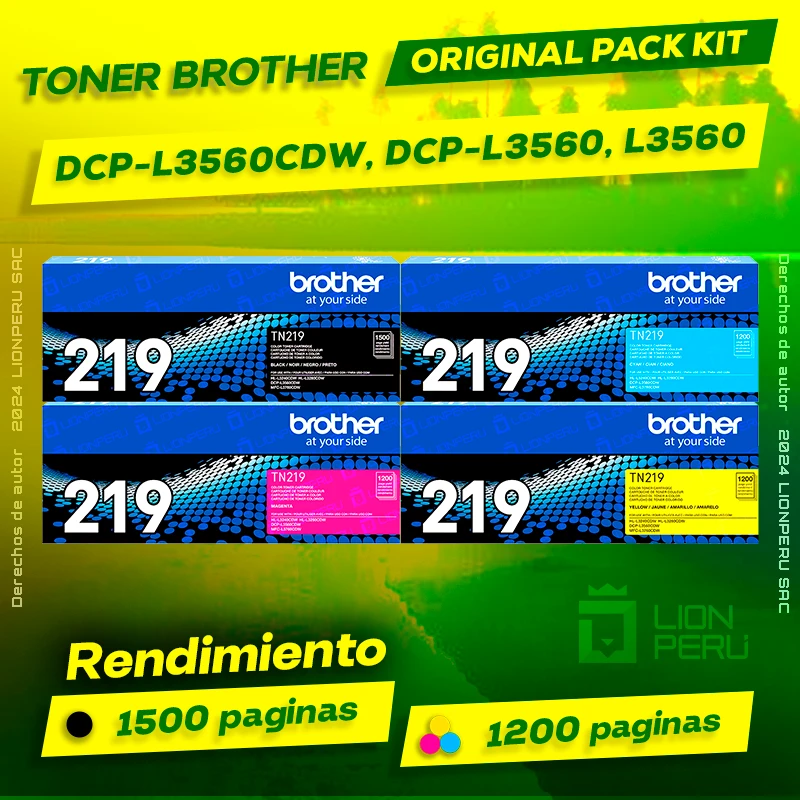 Toner DCP-L3560CDW, DCP-L3560, L3560 Cartucho Original negro, ofrece un rendimiento de Calidad a un super Precio, ingresa y consigue el tuyo… ¡¡YA!!
