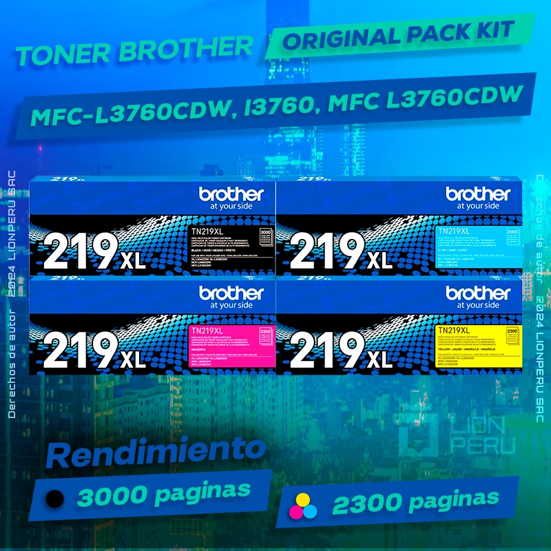 Toner MFC-L3760CDW, l3760, MFC L3760CDW Cartucho Original negro, ofrece un rendimiento de Calidad a un super Precio, consigue el tuyo… ¡¡YA!!