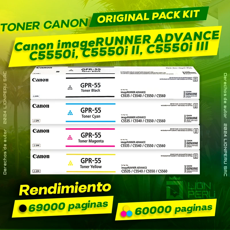 Toner Canon C5550i, C5550i II, C5550i III imageRUNNER Original