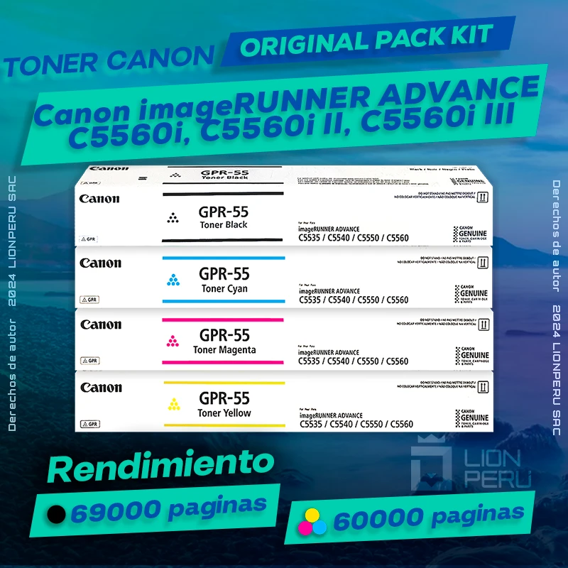 Toner Canon C5560i, C5560i II, C5560i III imageRUNNER Original