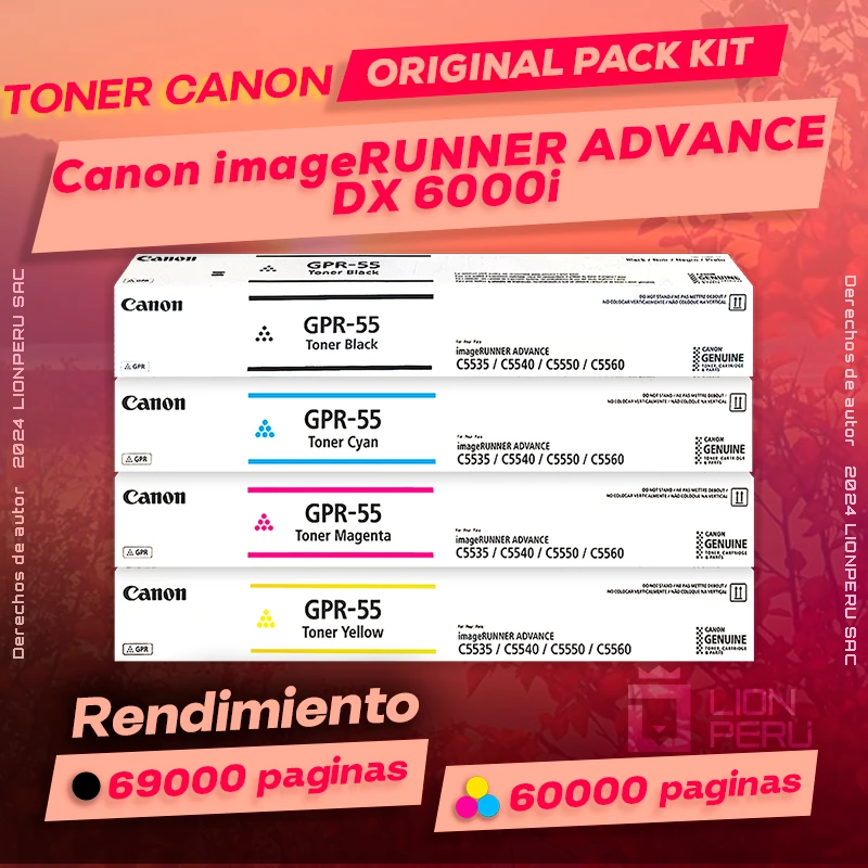 Toner Canon DX 6000i imageRUNNER ADVANCE Cartucho Original