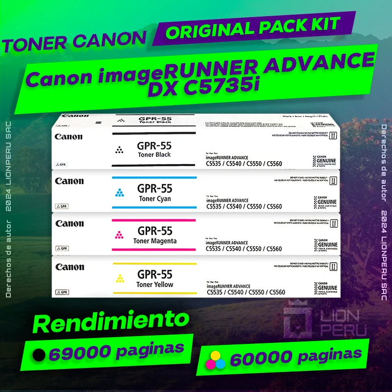 Toner Canon DX C5735i imageRUNNER ADVANCE Cartucho Original