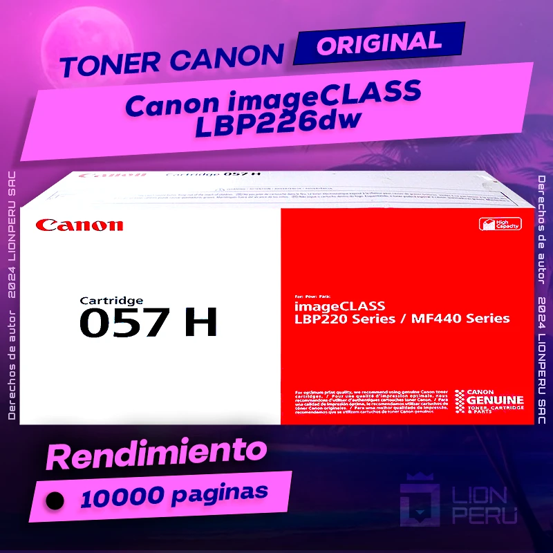 Toner Canon LBP226dw imageCLASS Cartucho Original