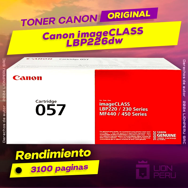 Toner Canon LBP226dw imageCLASS Cartucho Original