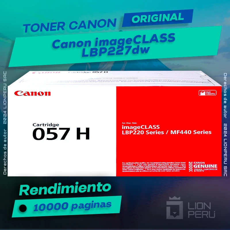 Toner Canon LBP227dw imageCLASS Cartucho Original