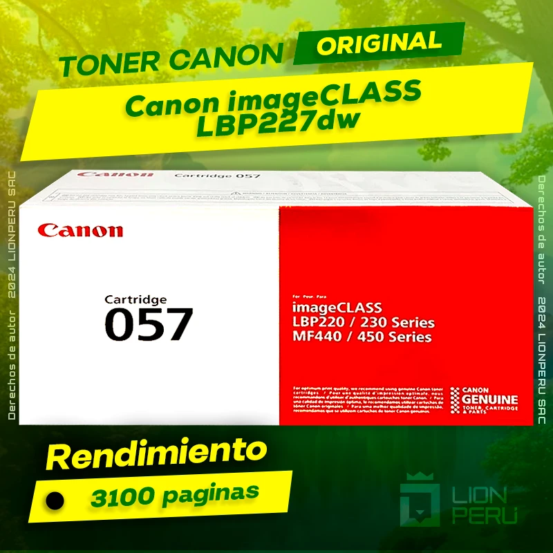 Toner Canon LBP227dw imageCLASS Cartucho Original