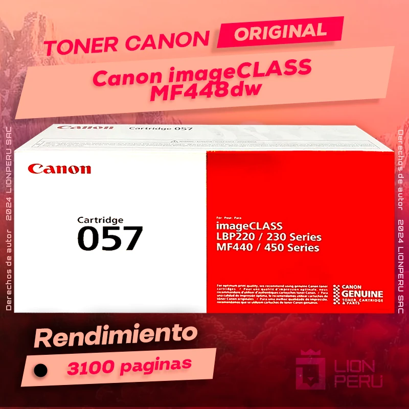 Toner Canon MF448dw imageCLASS Cartucho Original
