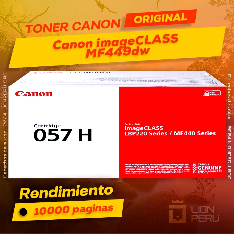 Toner Canon MF449dw imageCLASS Cartucho Original