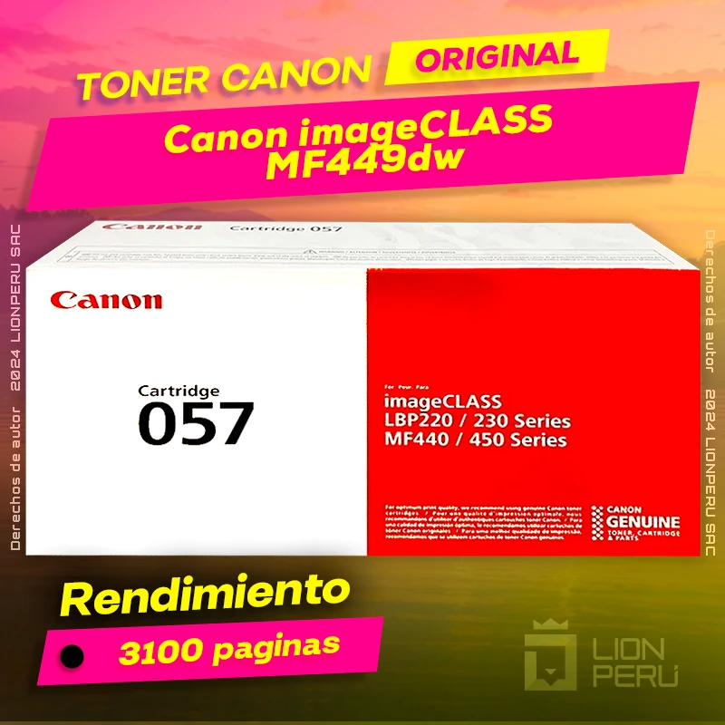 Toner Canon MF449dw imageCLASS Cartucho Original