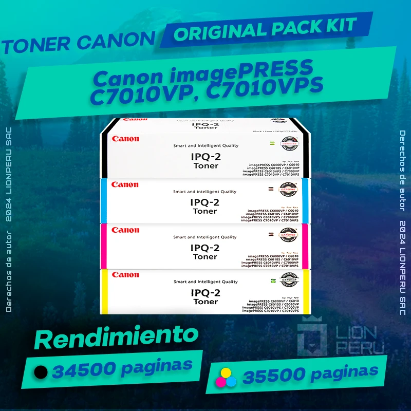 Toner Canon C7010VP, C7010VPS imagePRESS Cartucho Original