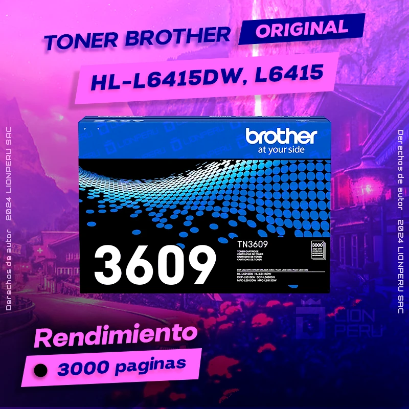 Toner Brother HL-L6415DW, L6415 Cartucho Original negro, ofrece un rendimiento de Calidad a un super Precio, ingresa y consigue el tuyo… ¡¡YA!!