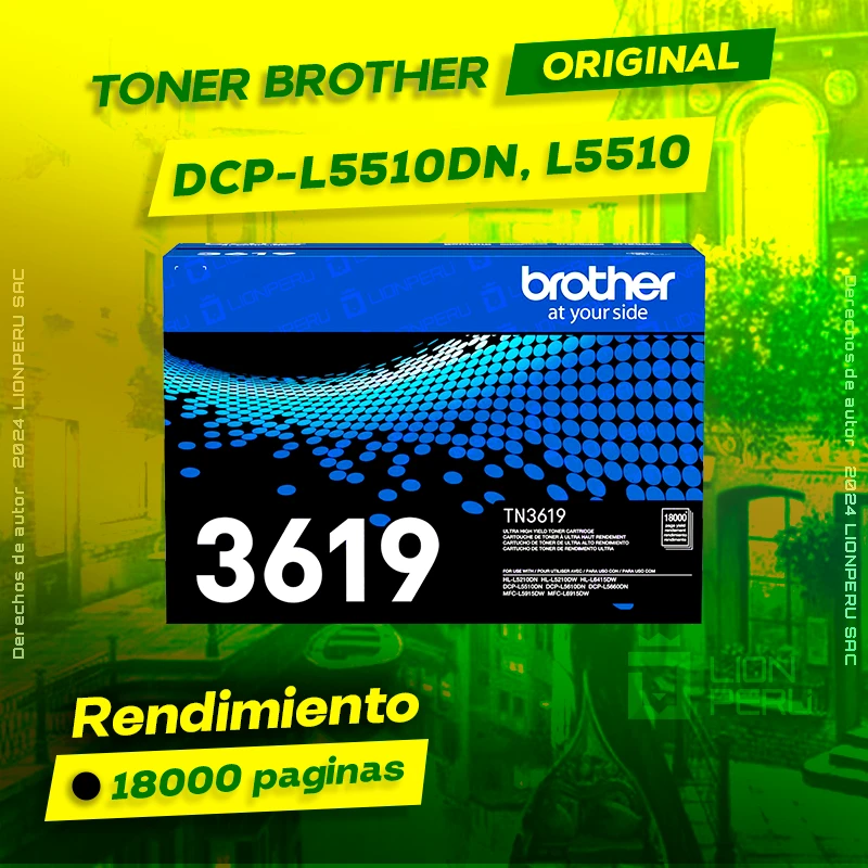 Toner Brother DCP-L5510DN, L5510 Cartucho Original negro, ofrece un rendimiento de Calidad a un super Precio, ingresa y consigue el tuyo… ¡¡YA!!