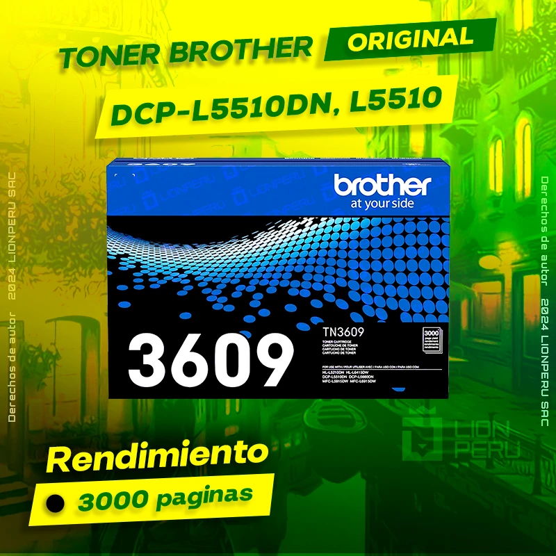 Toner Brother DCP-L5510DN, L5510 Cartucho Original negro, ofrece un rendimiento de Calidad a un super Precio, ingresa y consigue el tuyo… ¡¡YA!!
