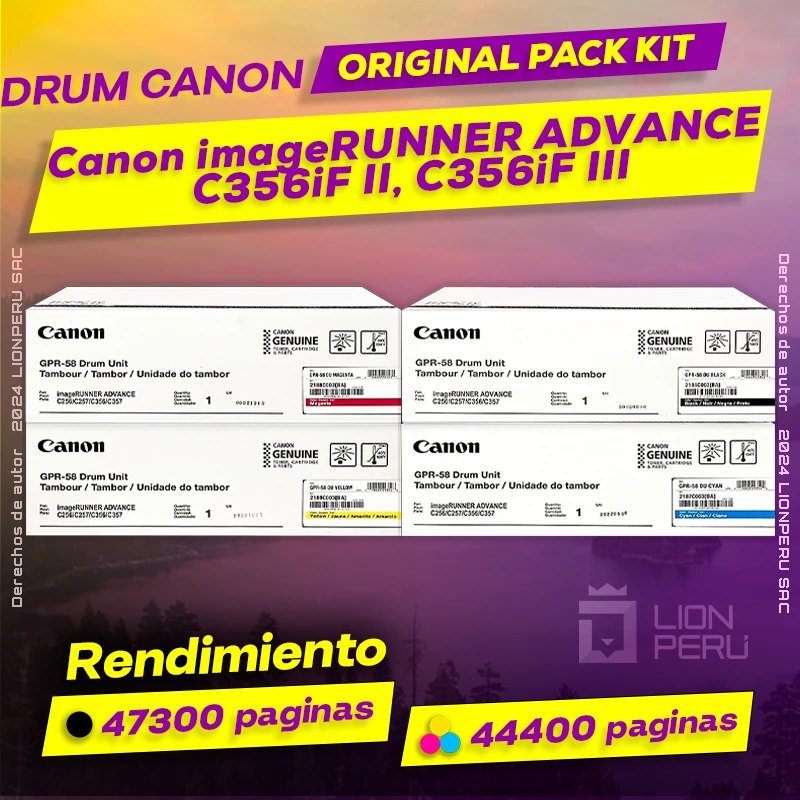 Drum Canon C356iF II, C356iF III imageRUNNER ADVANCE Original