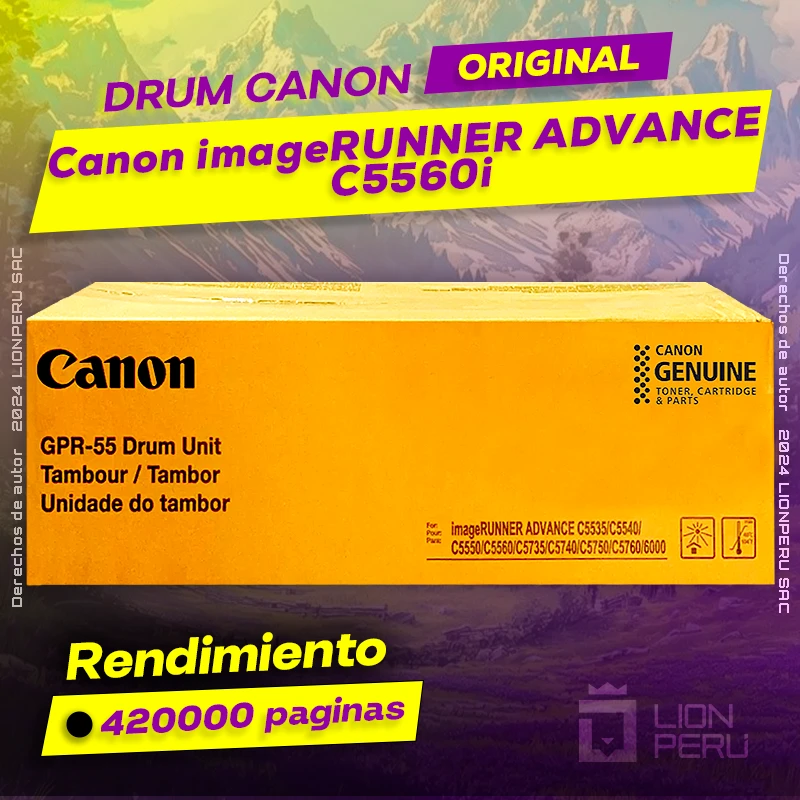 Drum Canon C5560i imageRUNNER ADVANCE Cartucho Original
