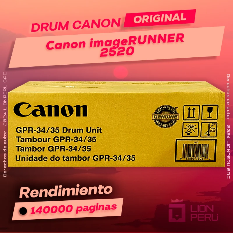Drum Canon 2520 imageRUNNER Cartucho Original