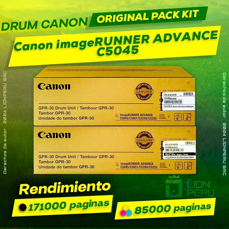 Drum Canon C5045 imageRUNNER ADVANCE Cartucho Original