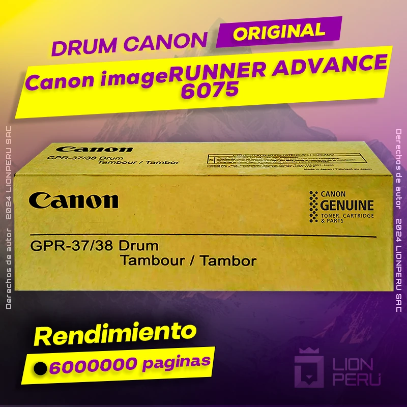 Drum Canon 6075 imageRUNNER ADVANCE Cartucho Original