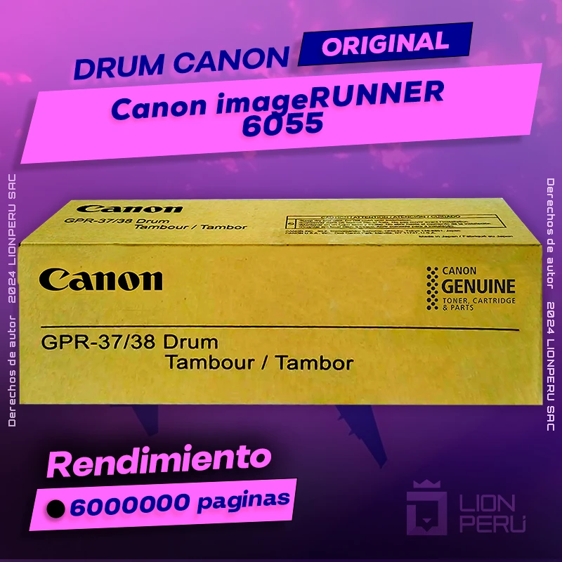 Drum Canon 6055 imageRUNNER ADVANCE Cartucho Original