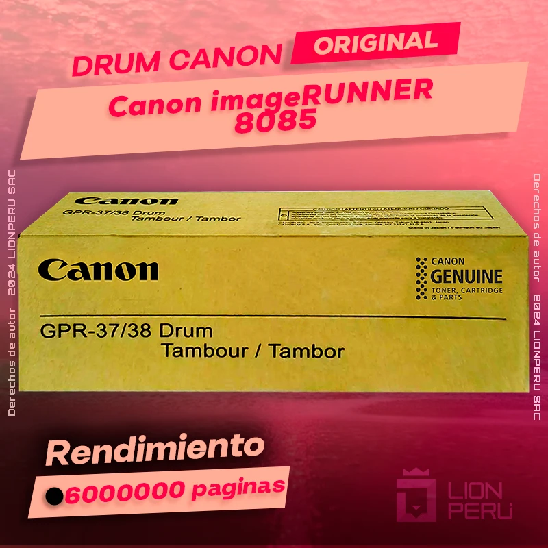 Drum Canon 8085 imageRUNNER ADVANCE Cartucho Original